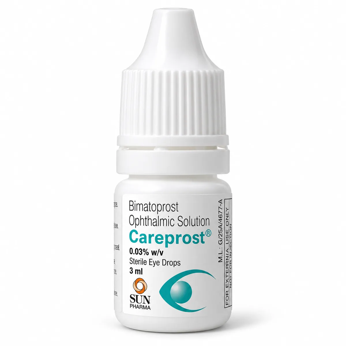 Careprost 0.03% bimatoprost sterile eye drops 3ml bottle by Sun Pharma