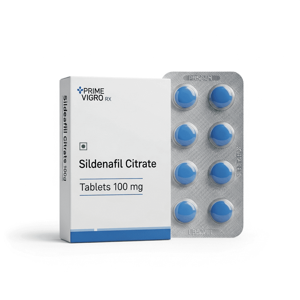 Cenforce 100mg Sildenafil tablets pack for erectile dysfunction