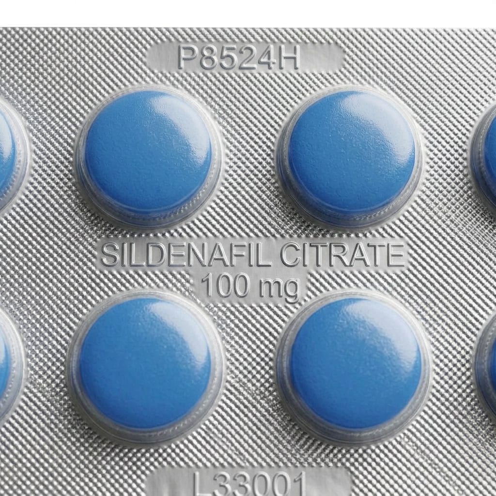Cenforce 100mg sildenafil tablet close up
