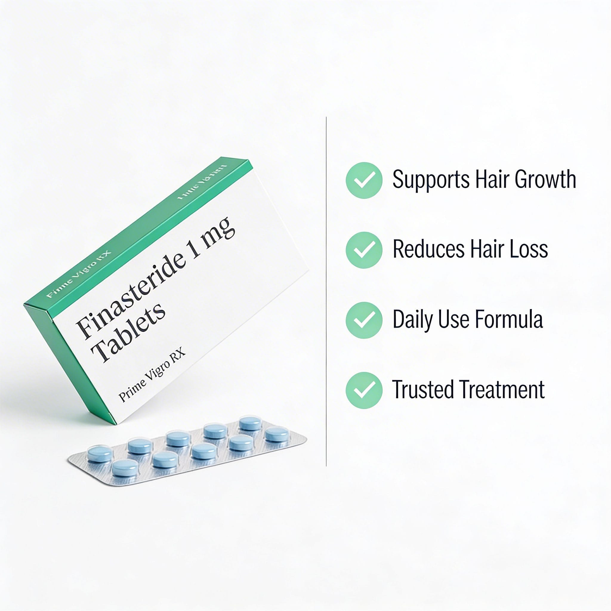 Finasteride 1mg benefits for hair regrowth and DHT blocking