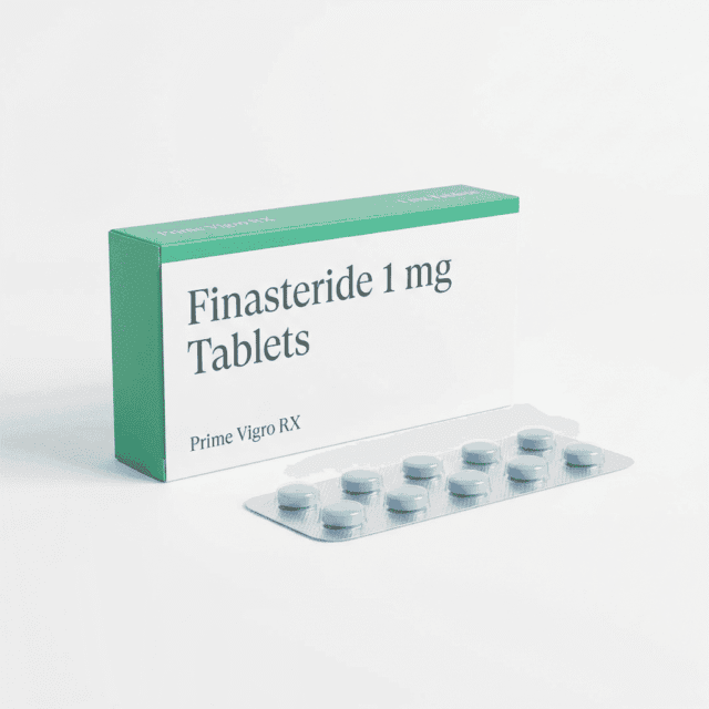 Finasteride 1mg tablets pack for hair loss treatment