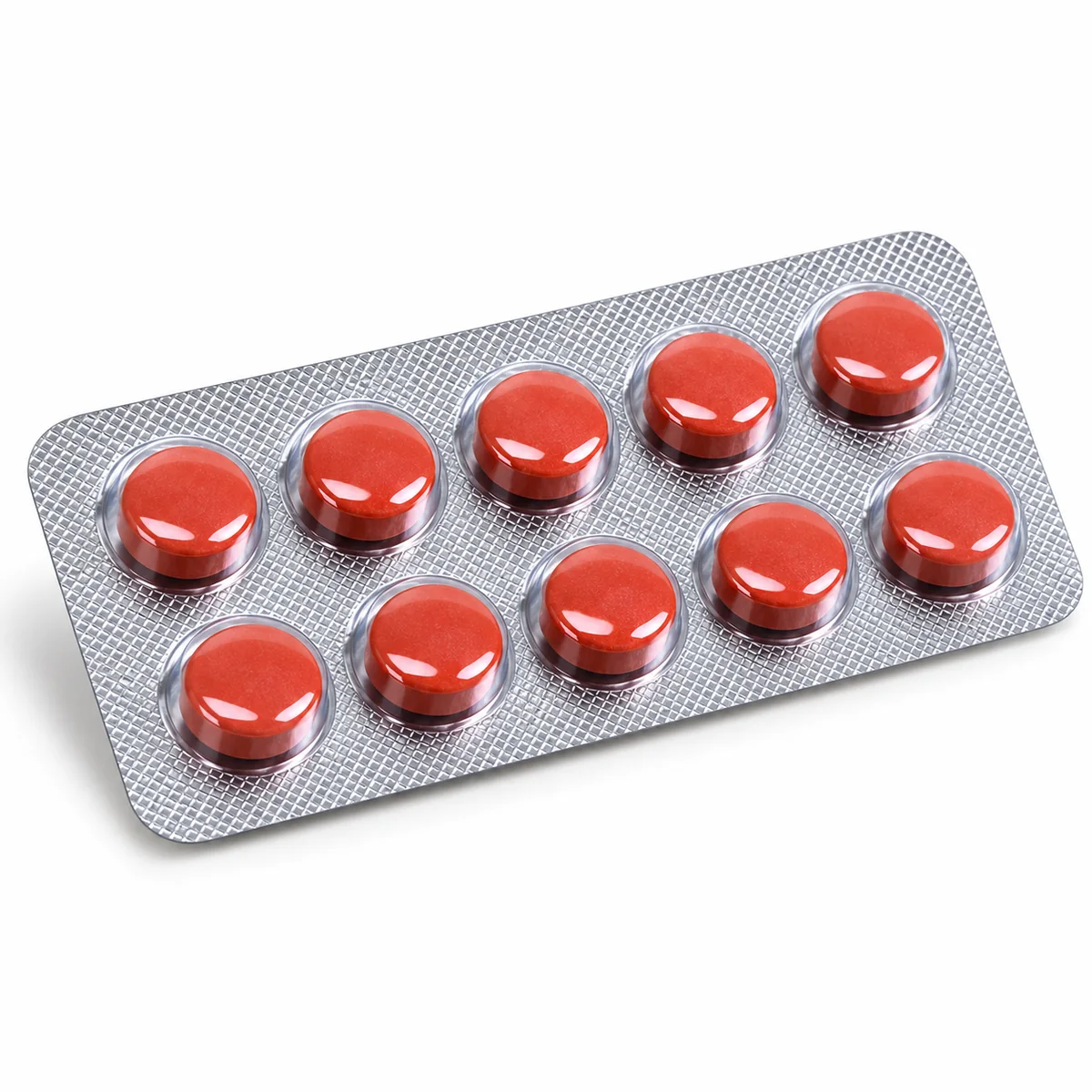 Super Vidalista tadalafil and dapoxetine tablet blister pack with ten tablets