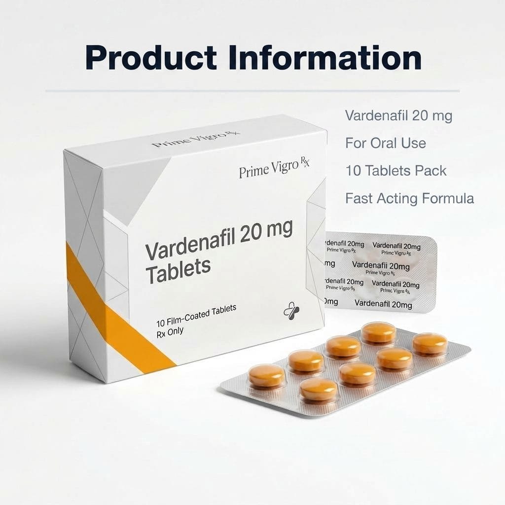 Vilitra 20mg dosage and usage information